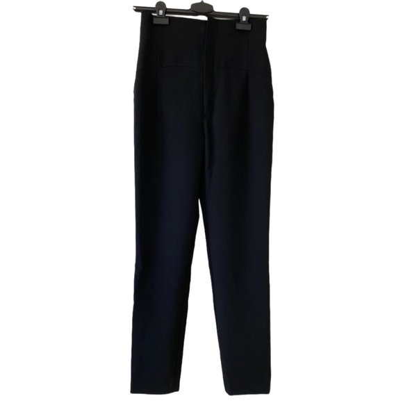 SOLD ZARA black NWOT high-rise dress pants, xs - Picture 1 of 6